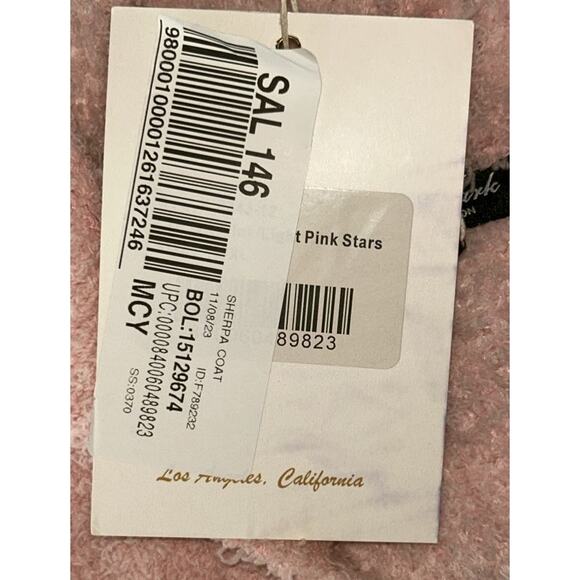 White Mark Women's Long Sleeve Star Hooded Fleece Cardigan L/XL - Picture 6 of 8